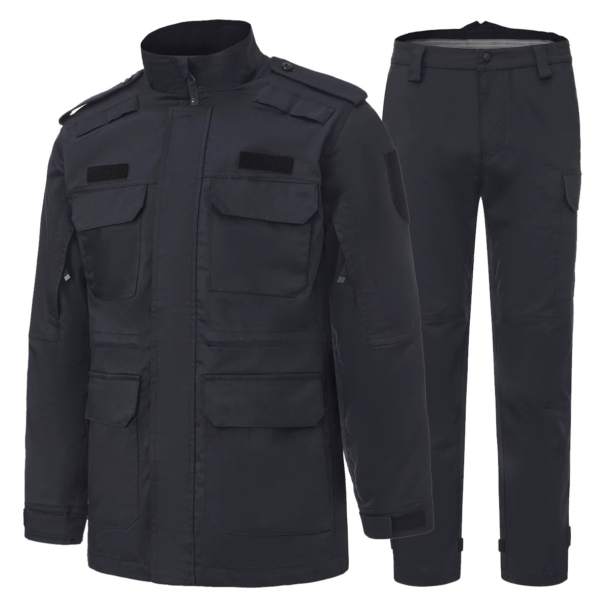 新款高含棉勤务春秋执通勤作训服套装保安文职工作服制服上衣单裤