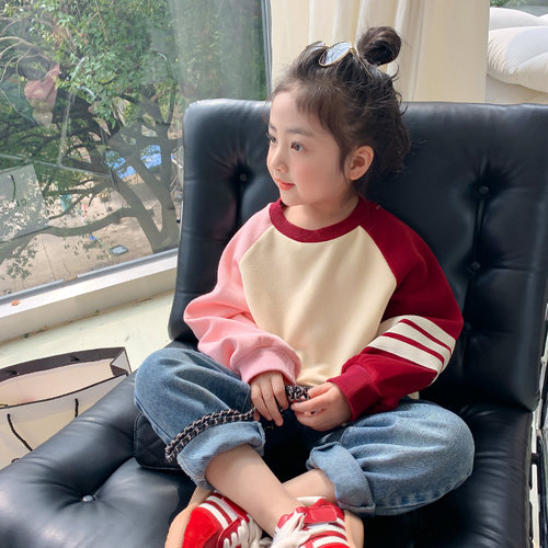 女童卫衣春秋款2026新款冬装时髦洋气儿童装秋季韩范童装休闲上衣