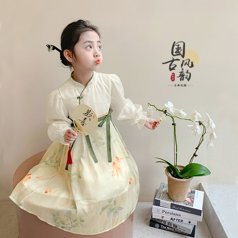 春装2025新款洋气小女孩儿童春款中国风,童装/婴儿装/亲子装,连衣裙,淘宝优惠券,粉丝福利购,淘宝优惠卷