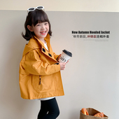 防风衣户外儿童春季 女童冲锋衣外套春装 薄款 童装 连帽上衣 2026新款