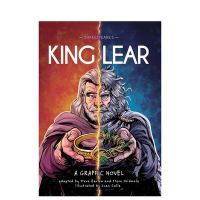 【预售】莎士比亚《李尔王》 图像小说Shakespeare's King Lear【Classics in Graphics】英文进口原版儿童漫画图书 世界名著改编