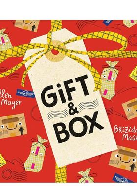 【预售】礼物盒Gift & Box英文进口原版图书儿童绘本Ellen Mayer; illustrated by Brizida Magro3-6岁
