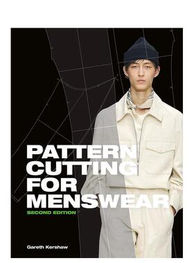 【现货】 男装纸样裁剪设计与技术 第二版 Pattern Cutting for Menswear 英文原版图书籍进口正版 服装设计 Gareth Kershaw