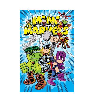 【预售】Marvel漫威 迷你漫威：浩克粉碎 Mini Marvels: Hulk Smash  英文漫画 外文进口原版图书籍Marvel