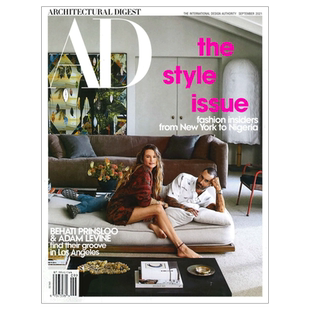 【现货】Architectural Digest Magazine建筑纪要杂志(USA) 2021年08期 9月刊美国 英文原版进口正版杂志期刊 时尚综合杂志 单期