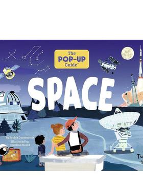 【预售】【The Pop-Up Guide】Space【立体指南】太空 英文进口原版立体图书 Sophie Dussaussois Charline Picard
