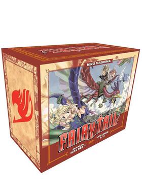 【预售】妖精的尾巴漫画盒装1 FAIRY TAIL Manga Box Set 1 英文进口原版漫画图书Hiro Mashima