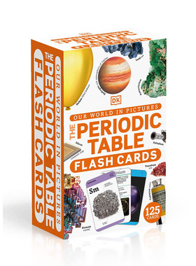 【预售】【翰德图书】The Periodic Table Flash Cards，元素周期表 记忆卡片 英文原版图书籍进口正版 DK卡牌