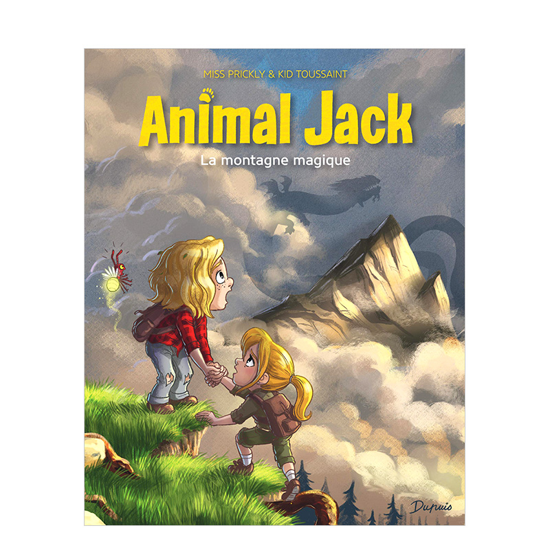 【现货】动物杰克Animal Jack第2卷 魔法山La montagne magique 6岁以上少儿环保意识启蒙冒险探险连载漫画 法文原版书籍进口
