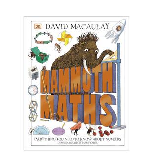 【现货】【大卫·麦考利万物运作原理】猛犸数学：关于数字你需要知道的一切Mammoth Maths【David Macauley How Things Work】英