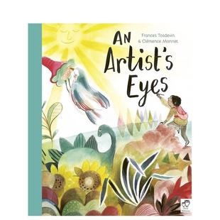 双眼 Monnet Clemence Eyes英文进口原版 预售 艺术家 儿童图书3 版 平装 Tosdevin; 6岁艺术启蒙Frances Artist’s