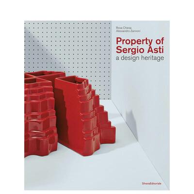 【预售】塞尔吉奥·阿斯蒂的设计遗产 Property of Sergio Asti: A design heritage 英文进口原版工业产品设计图书 家具产品工业