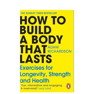 星期日泰晤士报健身与拉伸指南 Build 预售 身体 英文进口原版 Ric Lasts How 如何打造持久健康 Body 健康图书Adam That