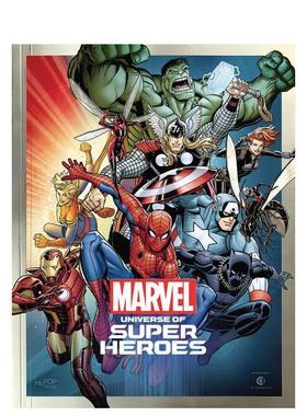 【预售】漫威宇宙里的英雄们 Marvel: Universe of Super Heroes  英文漫画 外文进口原版图书籍VFMK Verlag für moderne Kunst