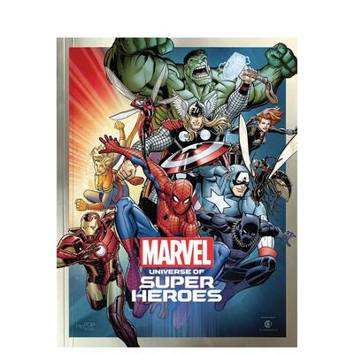 【预售】漫威宇宙里的英雄们 Marvel: Universe of Super Heroes  英文漫画 外文进口原版图书籍VFMK Verlag für moderne Kunst
