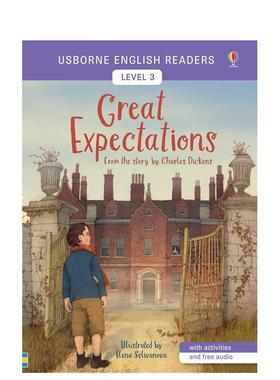 【预售】ER Great Expectations远大前程 英文进口原版儿童分阶阅读图书 Dickens  Charles
