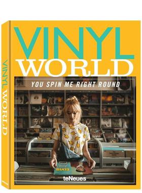 【现货】Vinyl World 黑胶世界:你让我旋转 音乐图书籍 英文原版图书进口 古董唱片介绍指南精装图集 teNeues Verlag