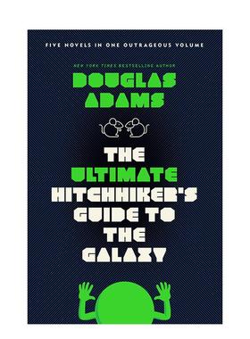【现货】银河系搭车客指南漫游五部曲原版 科幻小说 The Ultimate Hitchhikers Guide to the Galaxy 英文版 正版书 Douglas Adams