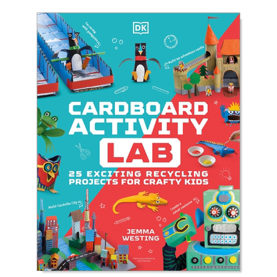 【预售】【DK活动实验室】硬纸板 【DK Activity Lab】Cardboard英文儿童趣味 原版图书外版进口书籍Jemma Westing