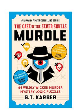 【现货】【Murdle Puzzle】谜团5：七具骷髅案Murdle: The Case of the Seven Skulls 英文进口原版图书 星期日泰晤士报系列