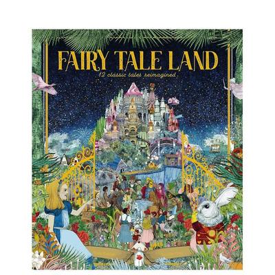 【预售】Fairy Tale Land: 12 classic tales reimagined童话世界：12个重新构思的经典故事 英文进口原版儿童故事图书 Kate Davi