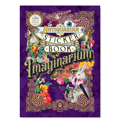 【现货】复古贴纸书：想象之旅 The Antiquarian Sticker Book: Imaginarium英文贴纸书原版图书外版进口书籍Odd Dot