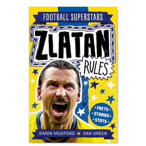 【现货】足球明星特辑：兹拉坦【Football Superstars】Zlatan Rules英文原版儿童人物科普绘本 外版进口图书