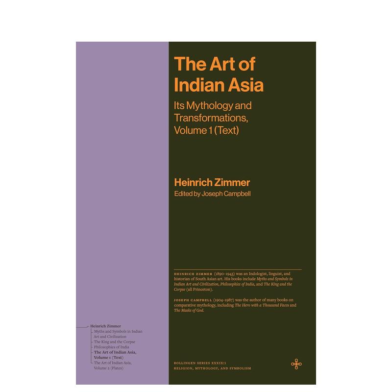 【预售】印度亚洲艺术图典：神话与流变（卷一） The Art of Indian Asia: Its Mythology 英文进口原版艺术画册画集正版图书Hein