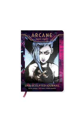 【预售】英雄联盟双城之战：金克丝笔记簿 Arcane Sculpted Journal: Jinx 原版笔记本NotebookInsight Editions