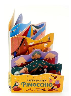 【现货】匹诺曹(立体书）Pinocchio英文进口原版儿童趣味图书Carly Madden; Cynthia Alonso; Carly Madden3-6岁
