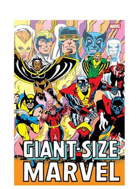 【预售】巨型漫威合集 Giant-Size Marvel Omnibus 漫威特大号系列漫画 英文进口原版漫画正版图书籍Dave Cockrum  Len Wein  Mar