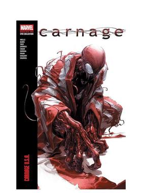 【预售】屠杀现代史诗合集：屠杀美国 Carnage Modern Era Epic Collection: Carnage U.S.A.英文漫画进口原版图书外文正版Clayto