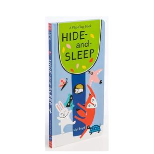 Flip 现货 Sleep Flap 6岁Lizi 藏和玩Hide 儿童趣味图书3 翻翻书 Boyd and Book英文进口原版