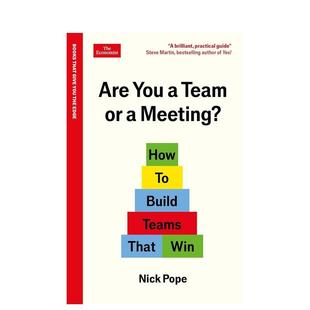 【预售】你们是真团队,还只是开会小组?:打造高胜率团队实战指南 Are You a Team 英文进口原版商业行销图书Pope Nick