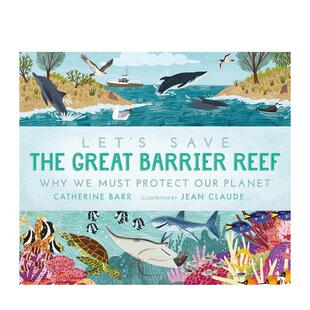 【现货】让我们一起保护大堡礁Let’s Save the Great Barrier Reef 英文进口原版儿童绘本图书 3-6岁 Walker Books 动物生态环保