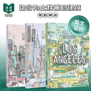 London Drawn the 洛杉矶 进口艺术图书籍 All 纽约 That Buildings Far迄今为止我画 Ive 英文原版 建筑：伦敦