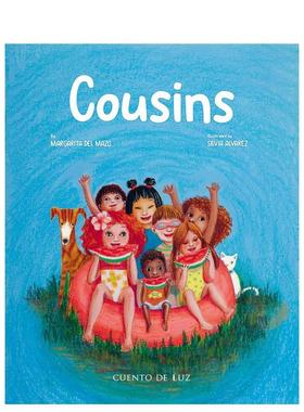 【预售】表亲 Cousins英文进口原版儿童绘本图书Cuento de Luz Publishing人际关系