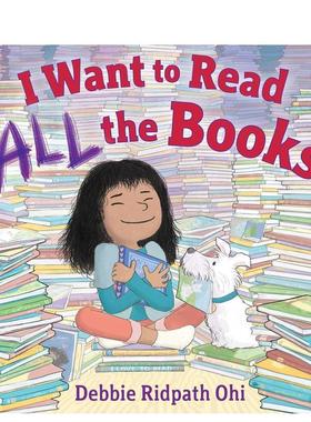 【预售】我想读完所有的书I Want To Read All The Books英文进口原版图书儿童绘本Debbie Ridpath Ohi6-9岁