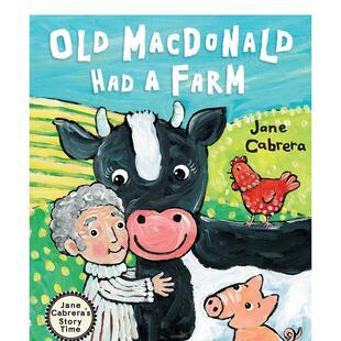 【现货】老麦克唐纳有一个农场 精装英文原版儿童绘本 Old Macdonald Had A Farm