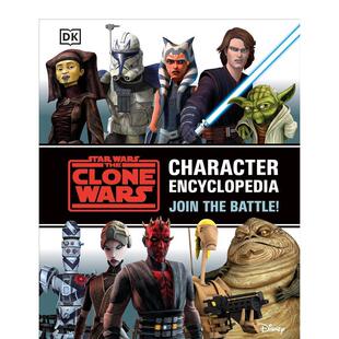 【预售】星球大战之克隆人战争人物百科全书Star Wars The Clone Wars Character Encyclopedia 英文漫画 外文进口原版图书籍DK (
