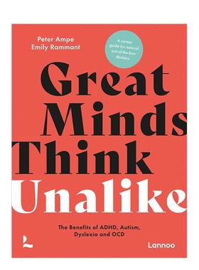 【预售】不谋而合的思维方式 Great Minds Think Unalike 英文进口原版社会科学图书Peter Ampe Emily Rammant外文正版