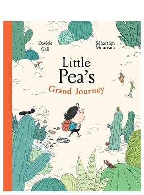 【预售】小豌豆的大旅行Little Pea’s Grand Journey英文进口原版图书儿童绘本Sebastien Mourrain3-6岁