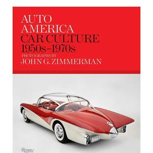 英文原版 ZIMMERMAN America 1950s 1970s Culture Auto Car 图书籍进口正版 美国汽车文化：1950s 预售