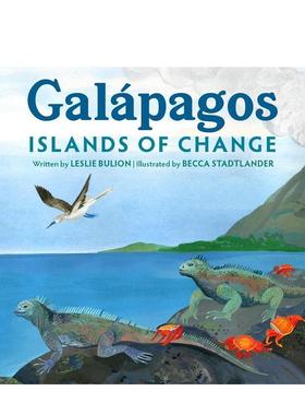 【预售】加拉帕戈斯群岛：变迁之岛 Galápagos: Islands of Change英文进口原版儿童绘本图书Holiday House生态环保