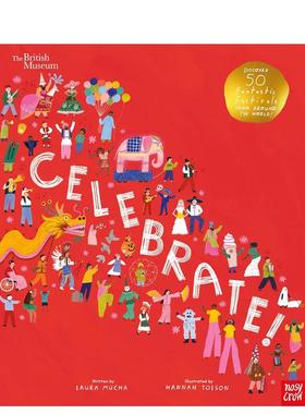 【预售】大英博物馆：50 个奇妙节日 British Museum: Celebrate! 原版英文儿童绘本