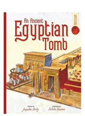 【预售】古埃及陵墓：震撼视觉指南 Ancient Egyptian Tomb: Spectacular Visual Guides 英文进口原版儿童绘本图书Jacqueline Mo