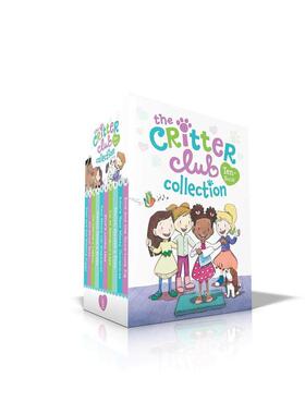 【预售】小动物俱乐部十册合辑（套装版） The Critter Club Ten-Book Collection (Boxed Set) 英文进口原版儿童漫画图书Little