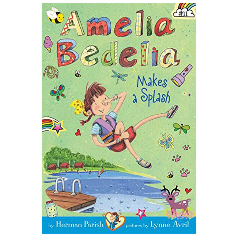 【 现货】（售完下架）Amelia Bedelia Chapter Book 11: Amelia Bedelia Makes a Splash，11:英文原版图书籍 Parish 儿童章 书籍/杂志/报纸 儿童读物原版书 原图主图