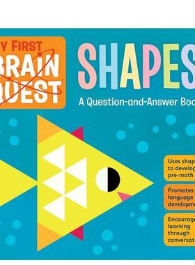 【预售】【初尝智力探索】形状My First Brain Quest Shapes英文进口原版儿童启蒙图书籍 Workman Publishing Workman外文