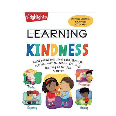 【现货】学习善良LearningKindness英文进口原版儿童趣味图书3-6岁Highlights